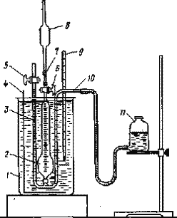 Прибор Валявского - Бударова для определения давления насыщенных паров моторных топлив Прибор Валявского - Бударова для определения давления насыщенных паров моторных топлив